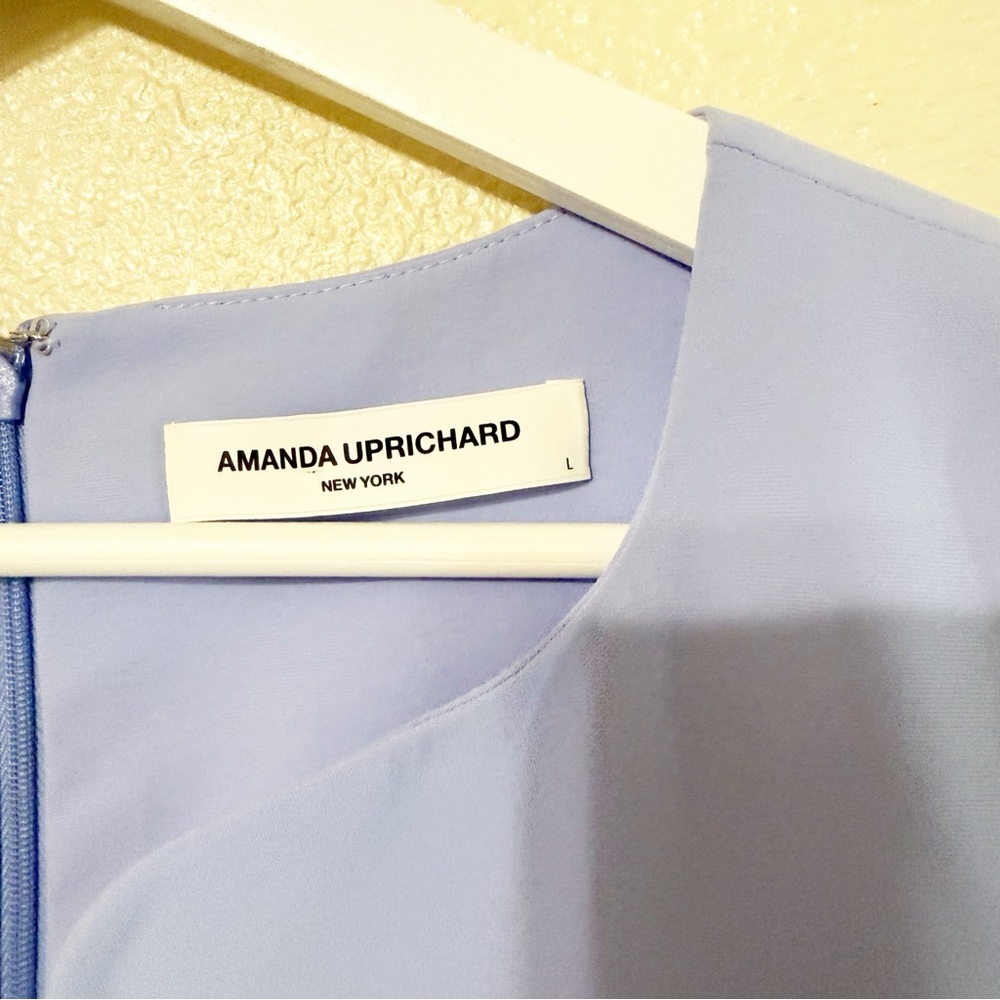 Amanda Uprichard Puzzle Mini Dress in French Lavender size large - Picture 5 of 6